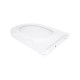 Сидіння для унітазу Qtap (Evia, Arvin, Leo 630) 410x330x22 мм, White, з мікроліфтом, Slim Duroplast, Quick Release QTSC179W49264
