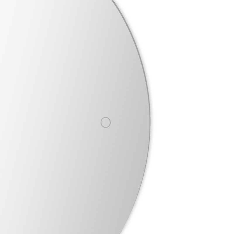 Дзеркало Qtap Taurus HR1200 з LED-підсвічуванням Touch, з антизапотіванням, з димером, рег. темп. кольору (3000-6500K) QTTAUHR1200