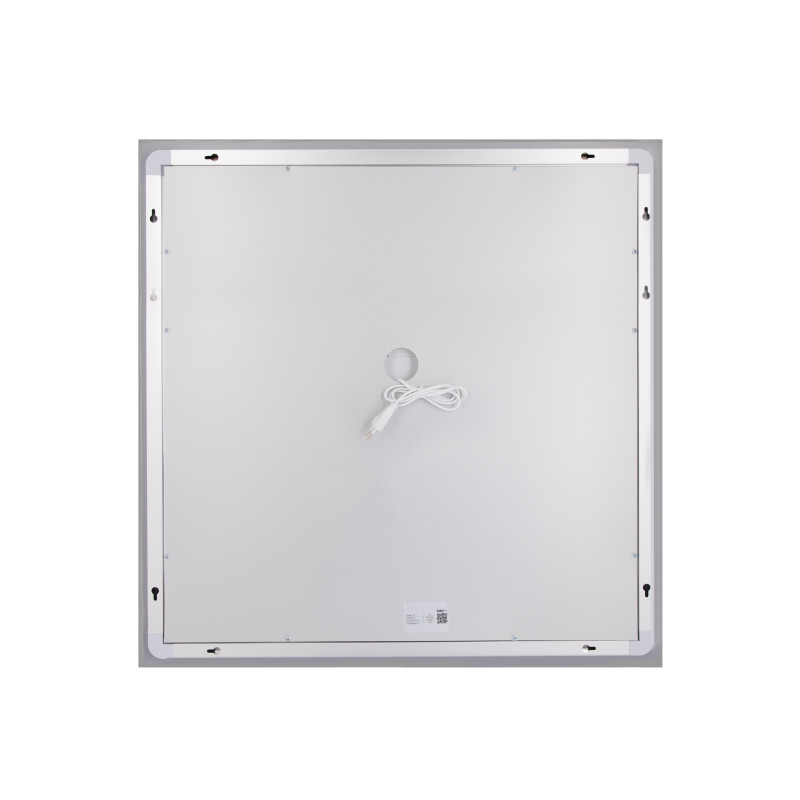 Дзеркало Lidz Kubis (KU1) 700х700 з LED-підсвічуванням Touch, з антизапотіванням, з димером, рег. яскравості LDKU70070049287