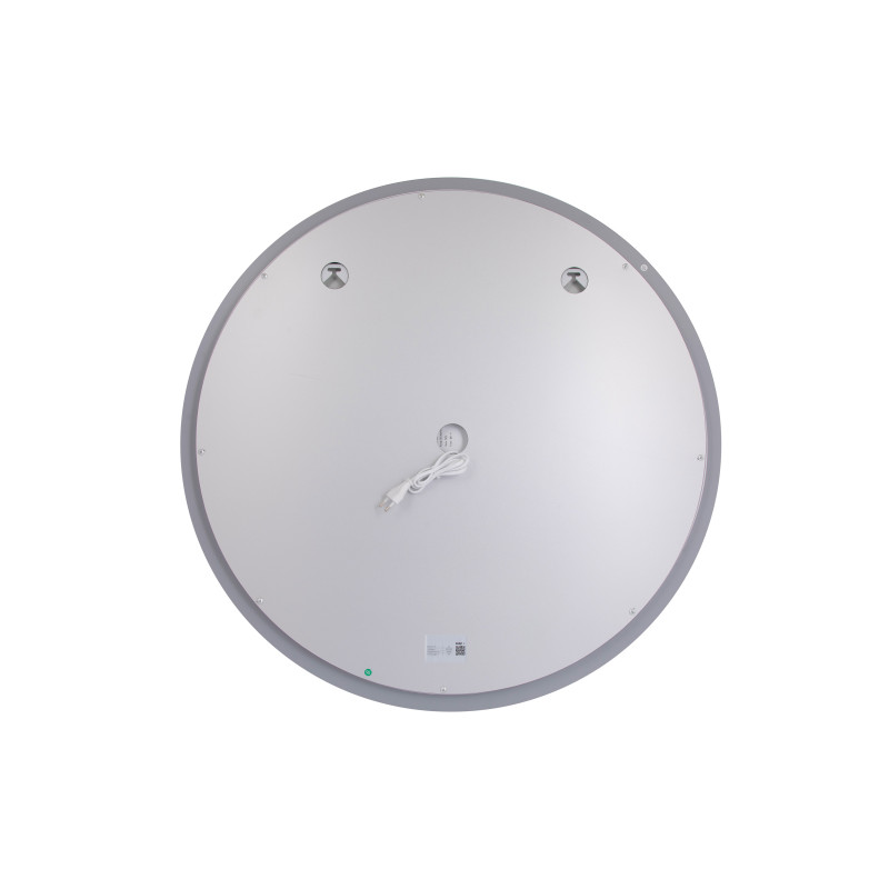 Дзеркало Lidz Astra R600 з LED-підсвічуванням Touch, з антизапотіванням, з димером, рег. яскравості LDASR60049289