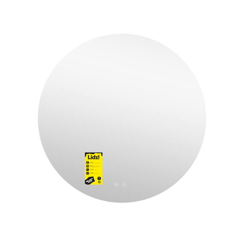 Дзеркало Lidz Astra R800 з LED-підсвічуванням Touch, з антизапотіванням, з димером, рег. яскравості LDASR80049290