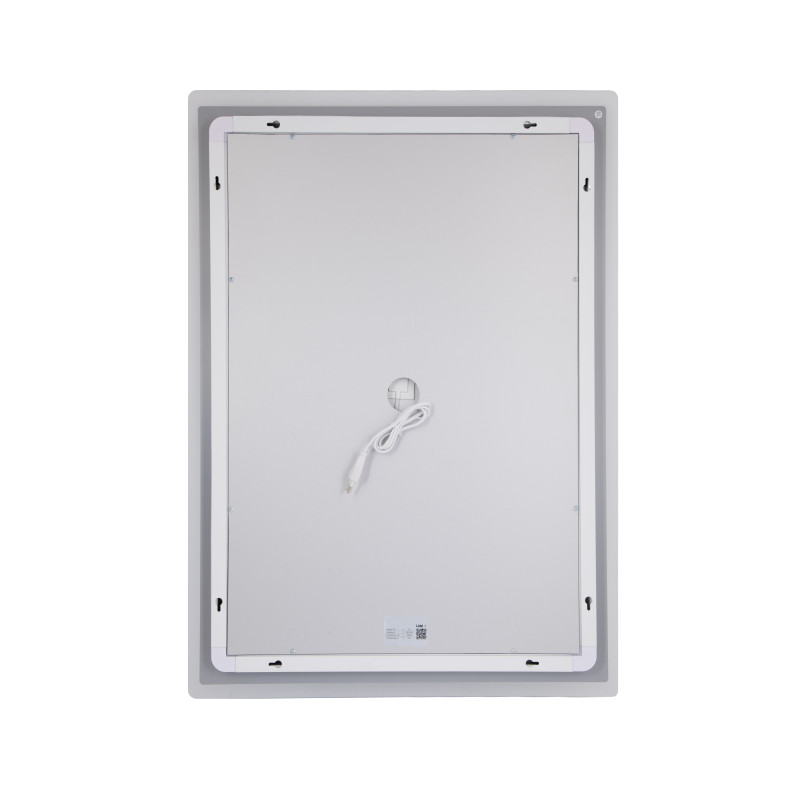 Дзеркало Lidz Orion (OR2) 600х800 з LED-підсвічуванням Touch, з антизапотіванням, з димером, рег. яскравості LDOR60080049292