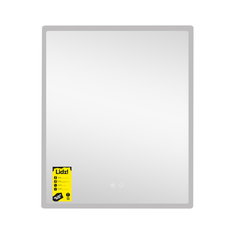 Дзеркало Lidz Orion (OR2) 700х800 з LED-підсвічуванням Touch, з антизапотіванням, з димером, рег. яскравості LDOR70080049293