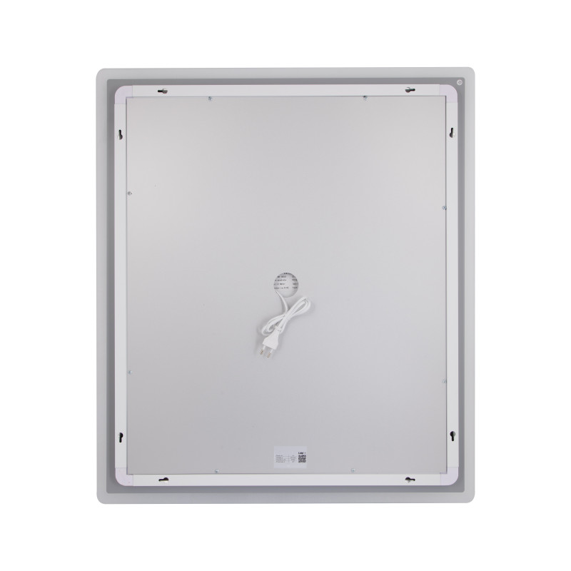 Дзеркало Lidz Orion (OR2) 700х800 з LED-підсвічуванням Touch, з антизапотіванням, з димером, рег. яскравості LDOR70080049293