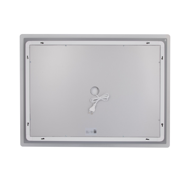 Дзеркало Lidz Orion (OR2) 800х600 з LED-підсвічуванням Touch, з антизапотіванням, з димером, рег. яскравості LDOR80060049294