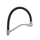 Вилив у зборі Lidz (300х280х32) для змішувача для кухні Aria 020F3 Nickel/Black LDARI3002803249336