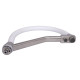 Вилив у зборі Lidz (330х265х35) для змішувача для кухні Aria 020F3 Nickel/White LDARI3302653549380