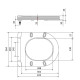 Сидіння для унітазу Qtap (Taurus 490) 422x360x30 мм, White, з мікроліфтом, Slim Duroplast, Quick Release QTSC179W49383