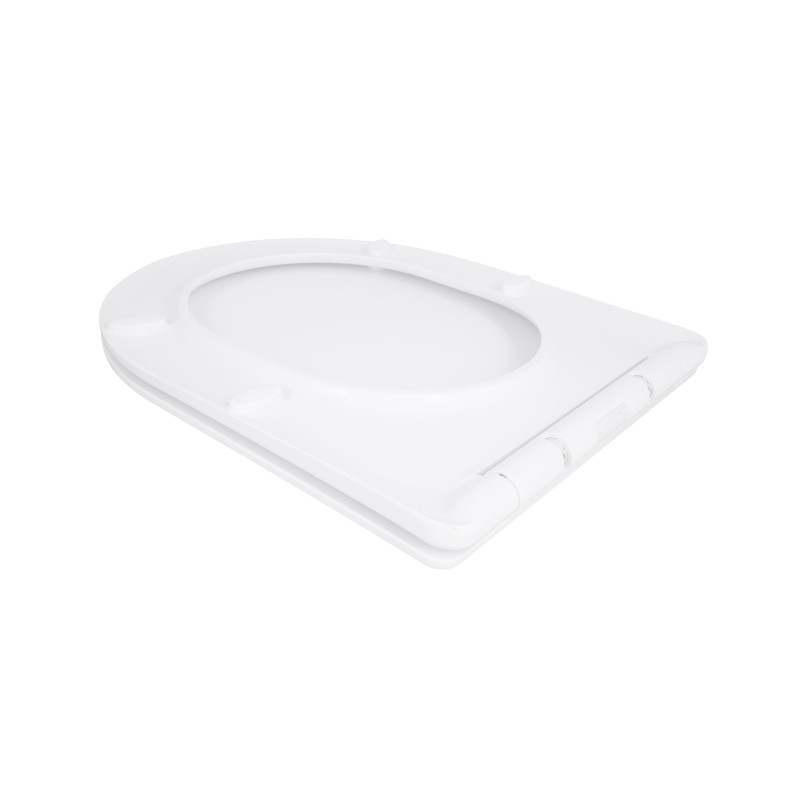 Сидіння для унітазу Qtap (Taurus 490) 422x360x30 мм, White, з мікроліфтом, Slim Duroplast, Quick Release QTSC179W49383
