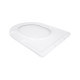 Сидіння для унітазу Qtap (Taurus 520) 455x365x38 мм, White, з мікроліфтом, Slim Duroplast, Quick Release QTSC179W49384