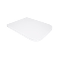 Сидіння для унітазу Qtap (Gemini 520) 448x357x38,5 мм, White, з мікроліфтом, Slim Duroplast, Quick Release QTSC179W49386