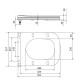 Сидіння для унітазу Qtap (Gemini 520) 448x357x38,5 мм, White, з мікроліфтом, Slim Duroplast, Quick Release QTSC179W49386