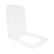 Сидіння для унітазу Qtap (Gemini 520) 448x357x38,5 мм, White, з мікроліфтом, Slim Duroplast, Quick Release QTSC179W49386