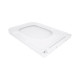 Сидіння для унітазу Qtap (Gemini 520) 448x357x38,5 мм, White, з мікроліфтом, Slim Duroplast, Quick Release QTSC179W49386
