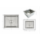Мийка для кухні інтегрована під стільницю Lidz Handmade H4843 Brushed Steel 3,0/1,0 мм LDH4843BRU49441