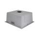 Мийка для кухні інтегрована під стільницю Lidz Handmade H4843 Brushed Steel 3,0/1,0 мм LDH4843BRU49441