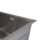 Мийка для кухні інтегрована під стільницю Lidz Handmade H4843 Brushed Steel 3,0/1,0 мм LDH4843BRU49441