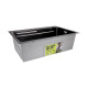 Мийка для кухні інтегрована Lidz Handmade H6845HB Decor Black PVD Honeycomb 3,0/1,0 мм LDH6845HDECBLM49445