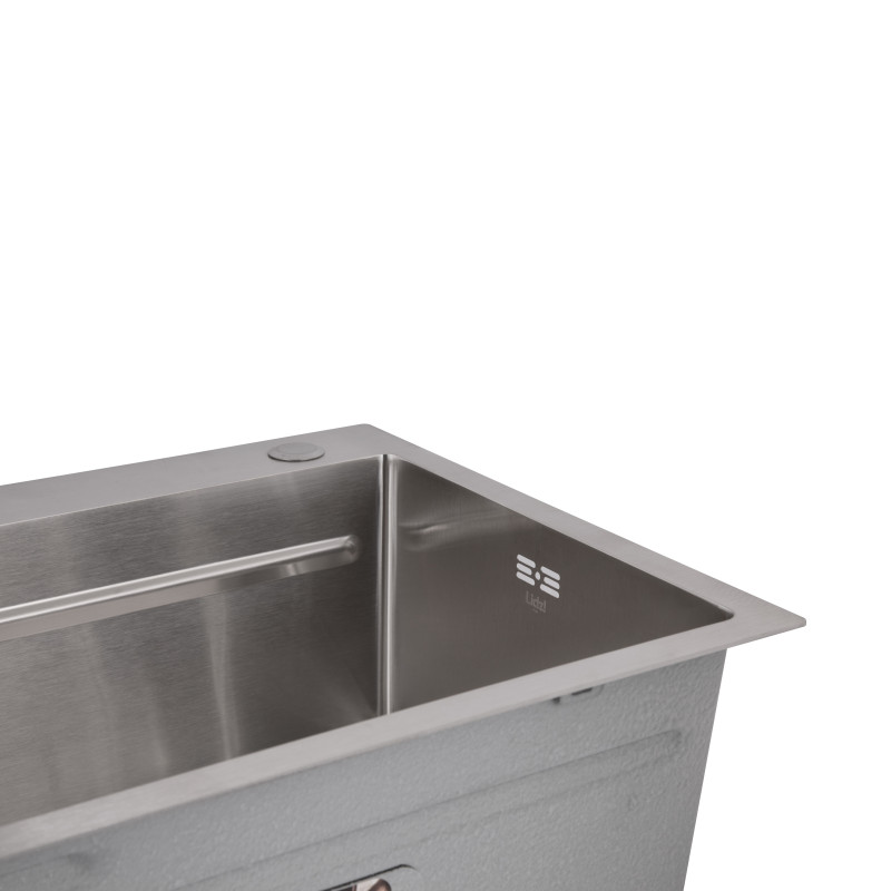 Мийка для кухні інтегрована Lidz Handmade H7545 Brushed Steel 3,0/1,0 мм LDH7545BRU49457