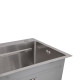 Мийка для кухні інтегрована Lidz Handmade H7545 Brushed Steel 3,0/1,0 мм LDH7545BRU49457