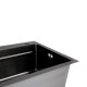 Мийка для кухні інтегрована Lidz Handmade H7545B Brushed Black PVD 3,0/1,0 мм LDH7545BRUBLM49458