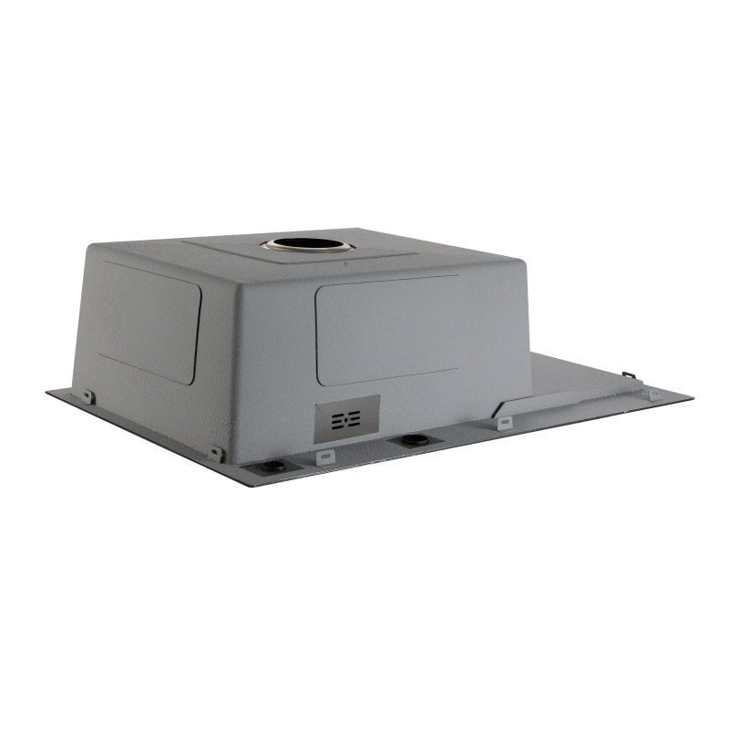 Мийка для кухні інтегрована Lidz Handmade Max 500 H7849R Brushed Steel, 3,0/1,0 мм, крило праворуч, збільшена чаша LDH7849RBRU49464