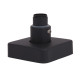 Кронштейн стійки Lidz (34,5х53х53) для душових систем Kubis 1030 Black LDKUB3455353B49523