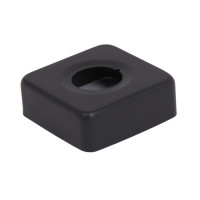 Декоративна накладка на ексцентрик Lidz (20х59,5х59,5) для змішувачів Kubis Black LDKUB20595595B49528