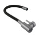 Змішувач для кухні Lidz Aria 015F3 (k35) з гнучким виливом LDARI015F3BGRP49564 Graphite/Black