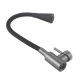 Змішувач для кухні Lidz Aria 015F31 (k35) з гнучким виливом LDARI015F31BGRP49566 Graphite/Black