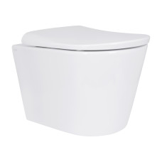 Унітаз підвісний Qtap Scorpio ML Ultra Quiet 490x365x325 мм, з сидінням Soft-close MagLock, White QTSCOML26W49622