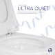 Унітаз підвісний Qtap Scorpio ML Ultra Quiet 490x365x325 мм, з сидінням Soft-close MagLock, White QTSCOML26W49622
