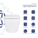 Унітаз підвісний Qtap Robin ML Ultra Quiet 520x365x365 мм, з сидінням Soft-close MagLock, White QTROBML26W49623