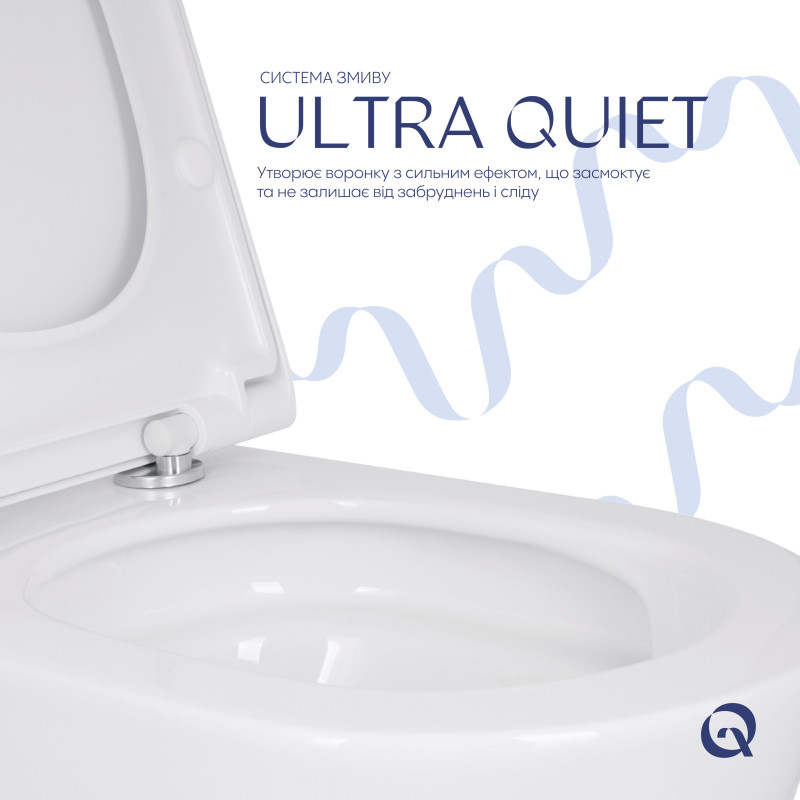 Унітаз підвісний Qtap Scorpio ML Ultra Quiet 520x365x365 мм, з сидінням Soft-close MagLock, White QTSCOML26W49624
