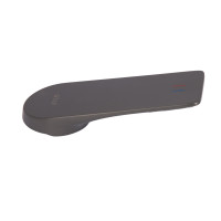 Ручка картриджа Qtap (116,5х41,5х18) для змішувачів Vlasta New Gunmetal Black PVD QTVLA11654151849628