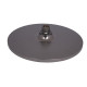 Стельова лійка Qtap (250х54х250) для душової системи Vlasta New Gunmetal Black PVD QTVLA25054250GMB49647
