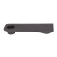 Вилив Qtap (160х44х21,5) для душової системи Vlasta New Gunmetal Black PVD QTVLA16044215GMB49669