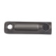 Вилив Qtap (160х44х21,5) для душової системи Vlasta New Gunmetal Black PVD QTVLA16044215GMB49669