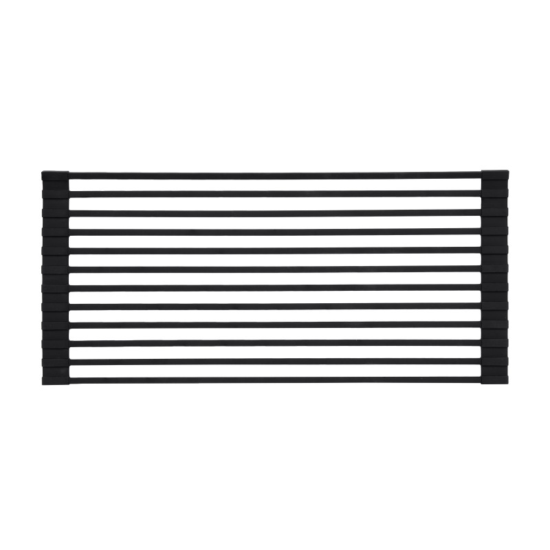 Сушарка на кухонну мийку Lidz Acsis LA04 Black, квадратна основа, для посуду 430х216 мм LDACSLA04BLM49762
