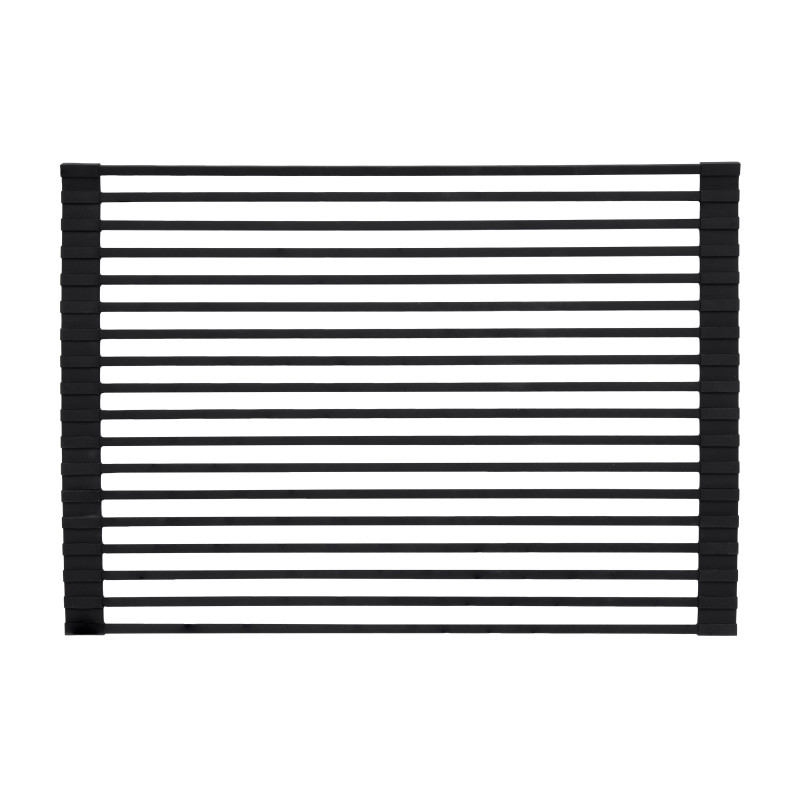 Сушарка на кухонну мийку Lidz Acsis LA06 Black, квадратна основа, для посуду 430х300 мм LDACSLA06BLM49764