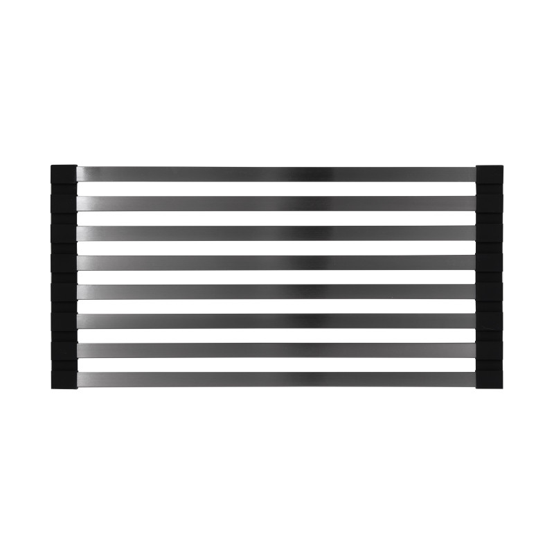 Сушарка на кухонну мийку Lidz Acsis LA12 Black, плоска основа, для посуду 430х218 мм LDACSLA12BLM49766