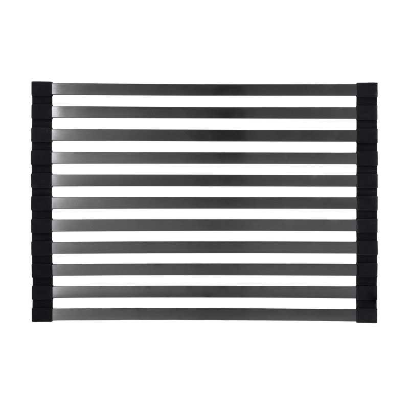 Сушарка на кухонну мийку Lidz Acsis LA14 Black, плоска основа, для посуду 430х300 мм LDACSLA14BLM49768