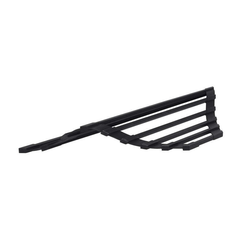 Сушарка на кухонну мийку кутова Lidz Acsis LA18 Black, квадратна основа, для посуду 430х175 мм LDACSLA18BLM49771