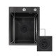 Сітка для сифона Lidz Acsis LA27 Black, силіконова, 117х117х37 мм LDACS33BLM49775