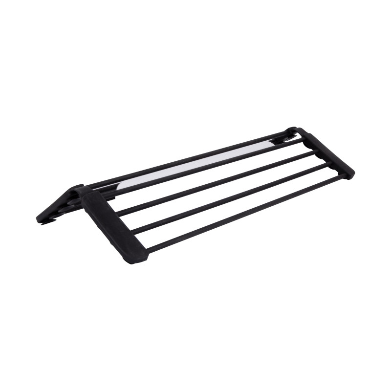 Сушарка на кухонну мийку з присоскою Lidz Acsis LA09 Black, кругла основа, для посуду 440х224 мм LDACSLA09BLM49777