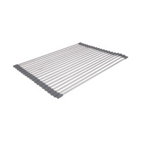 Сушарка на кухонну мийку Lidz Acsis LA01 Gray, кругла основа, для посуду 440х320 мм LDACSLA01GRA49779