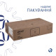 Раковина накладна Qtap Tern Раковина накладна 610x350x135 мм, Marble, прямокутна, з донним клапаном QTTER188MR49791