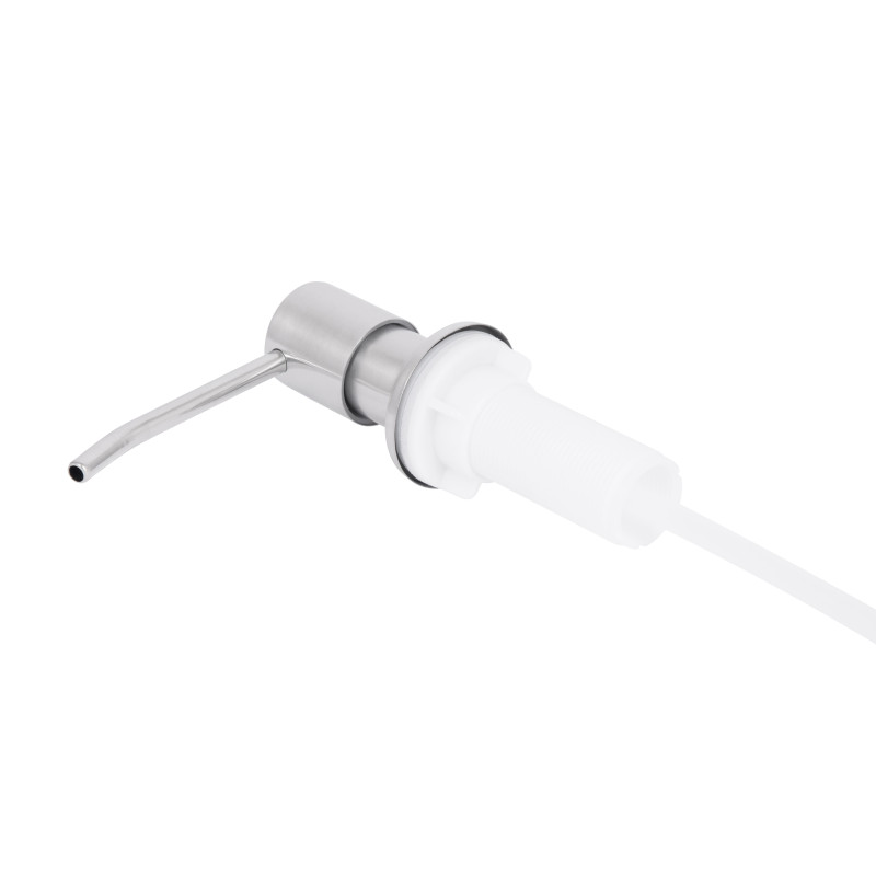 Дозатор для миючого засобу Lidz Acsis LA29 Brushed Steel, круглий LDACSLA29BRU49828