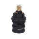 Кран-букса Qtap (41,1х22,6х22,6) для змішувача для ванни Matt Black Gemini QTGEM41122622650046