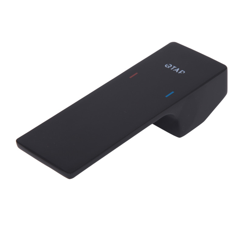 Ручка Qtap (25x42,2x119,7) для змішувачів Gemini Matt Black QTGEM254221197BLA50052